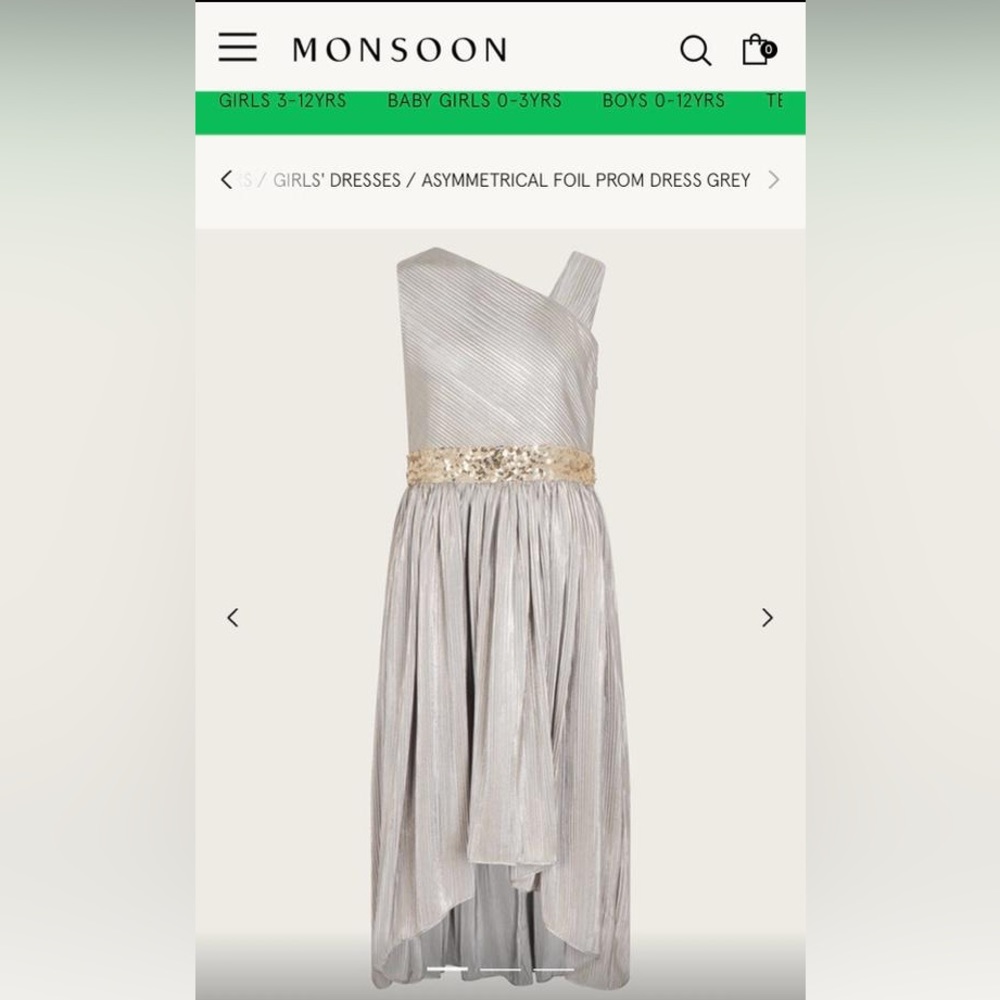 New monsoon dress girls size 8 and 7